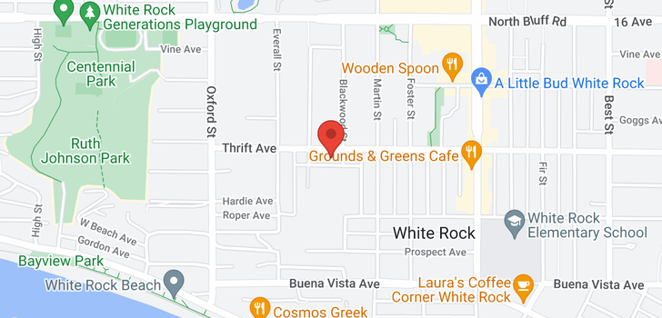 map of 304 14950 THRIFT AVENUE